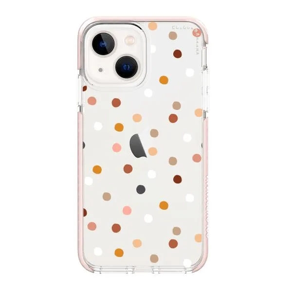 iPhone Case - Warm Tone Polka Dot