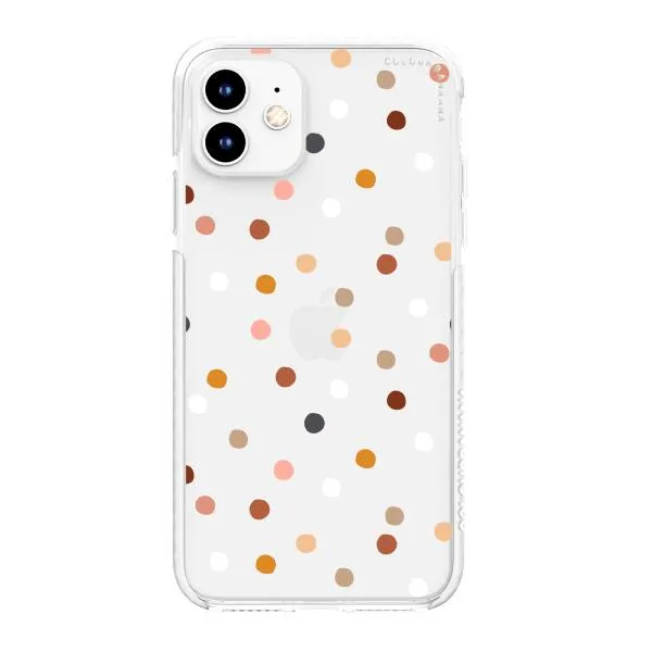 iPhone Case - Warm Tone Polka Dot