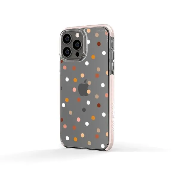 iPhone Case - Warm Tone Polka Dot