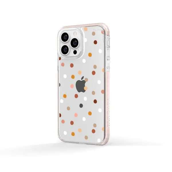 iPhone Case - Warm Tone Polka Dot