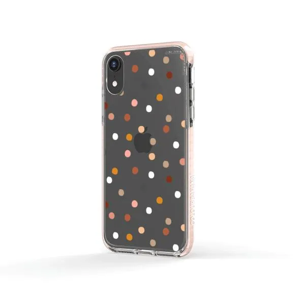 iPhone Case - Warm Tone Polka Dot