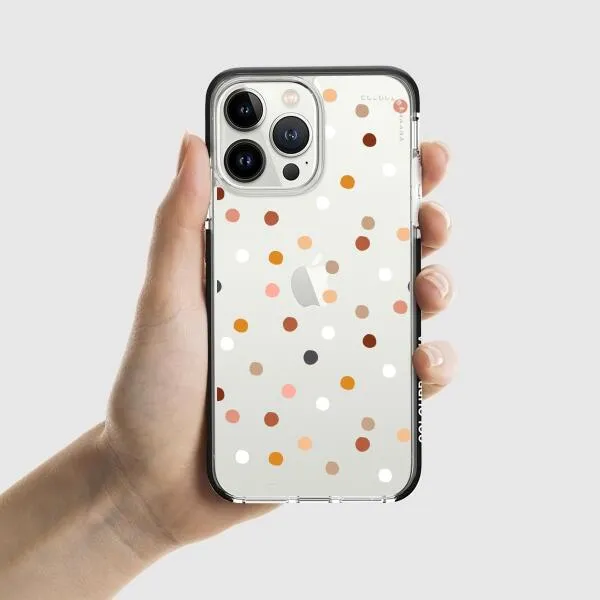 iPhone Case - Warm Tone Polka Dot