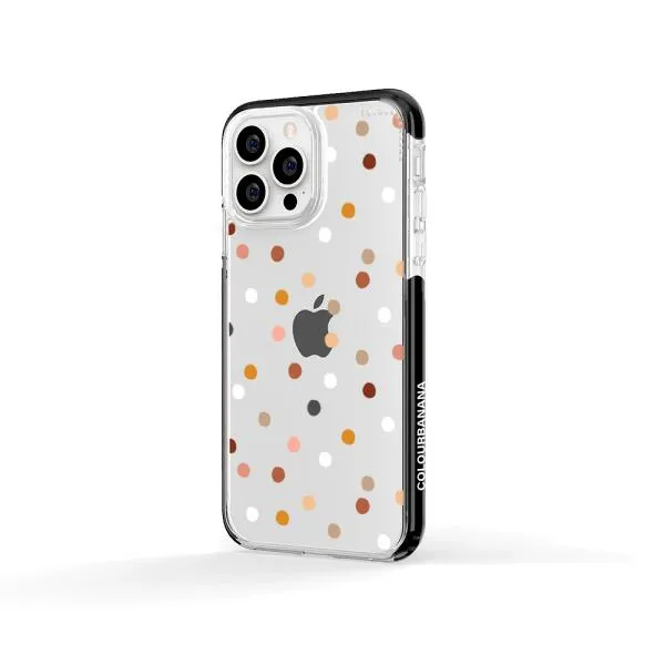 iPhone Case - Warm Tone Polka Dot