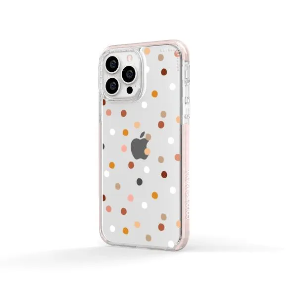 iPhone Case - Warm Tone Polka Dot