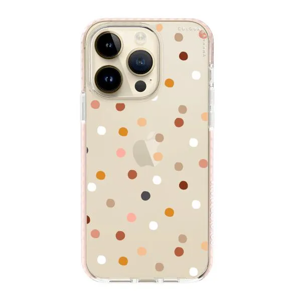 iPhone Case - Warm Tone Polka Dot