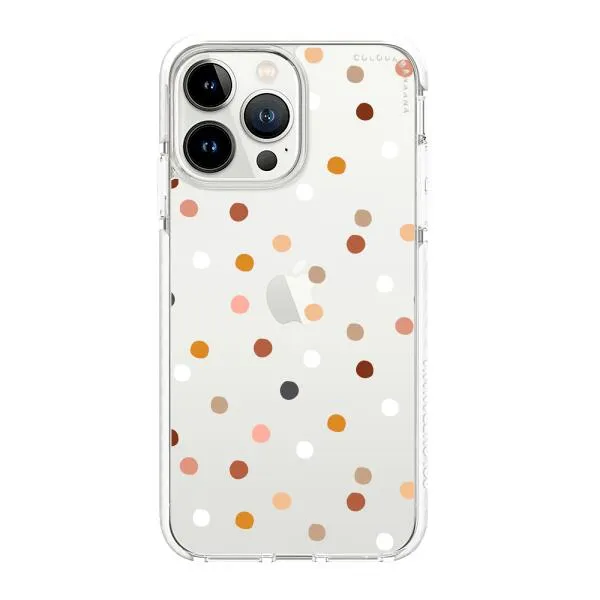 iPhone Case - Warm Tone Polka Dot