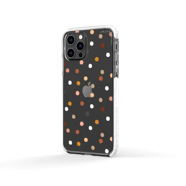 iPhone Case - Warm Tone Polka Dot