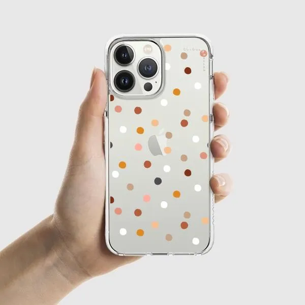 iPhone Case - Warm Tone Polka Dot