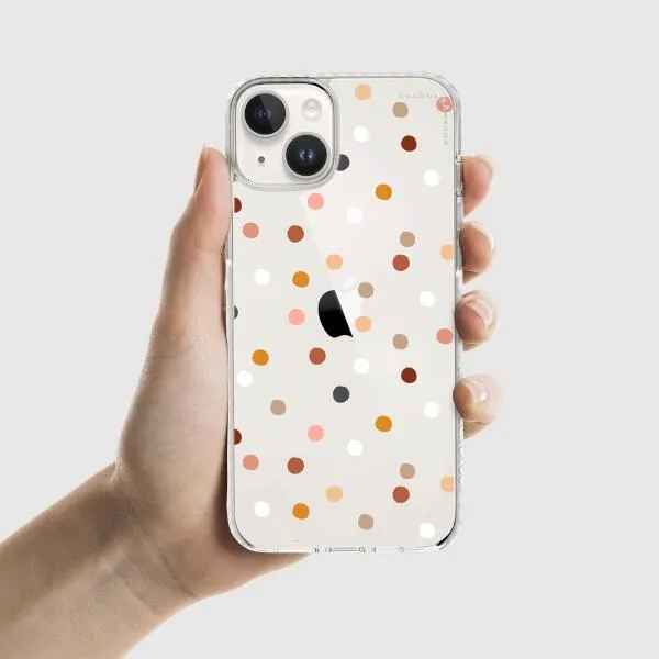 iPhone Case - Warm Tone Polka Dot