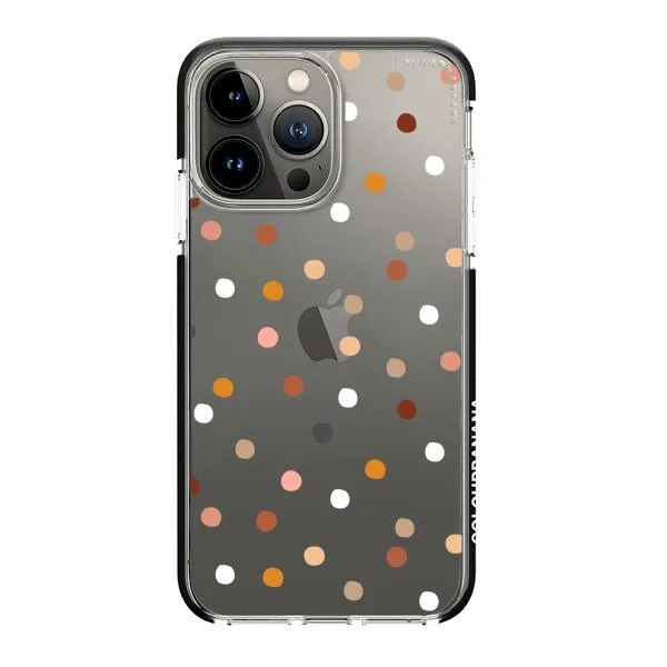 iPhone Case - Warm Tone Polka Dot