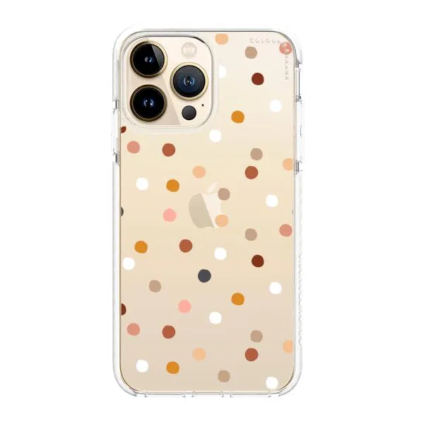 iPhone Case - Warm Tone Polka Dot