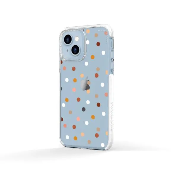 iPhone Case - Warm Tone Polka Dot