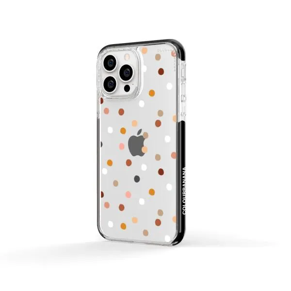 iPhone Case - Warm Tone Polka Dot