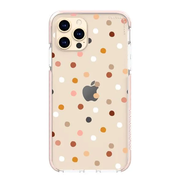 iPhone Case - Warm Tone Polka Dot