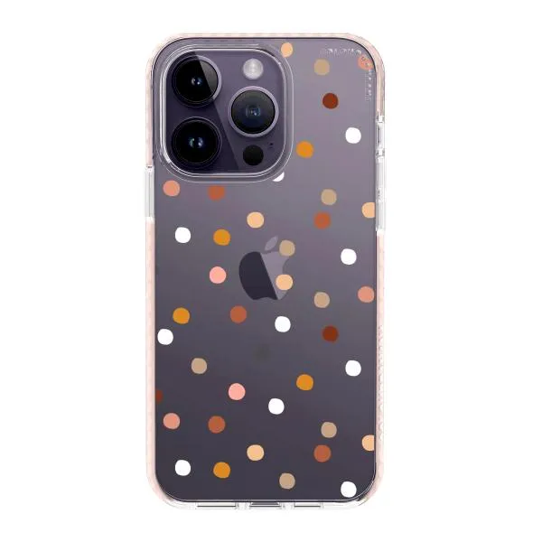 iPhone Case - Warm Tone Polka Dot