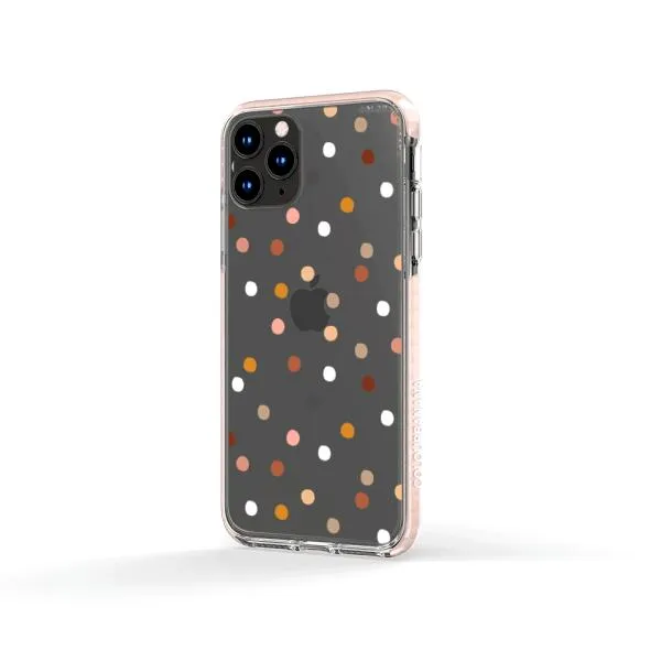 iPhone Case - Warm Tone Polka Dot