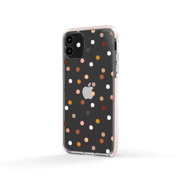 iPhone Case - Warm Tone Polka Dot