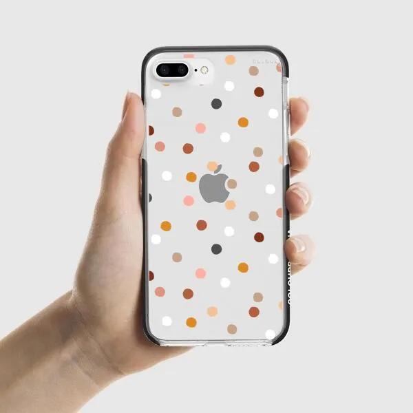 iPhone Case - Warm Tone Polka Dot