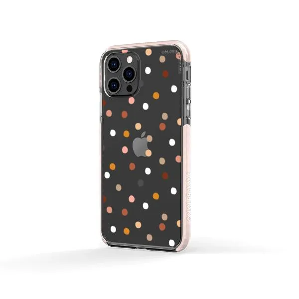 iPhone Case - Warm Tone Polka Dot