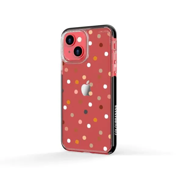 iPhone Case - Warm Tone Polka Dot