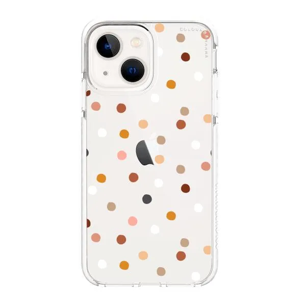 iPhone Case - Warm Tone Polka Dot