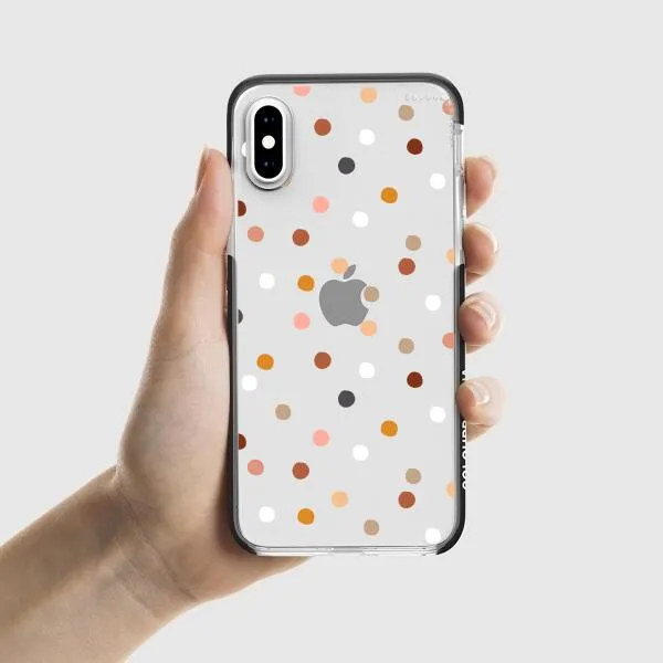 iPhone Case - Warm Tone Polka Dot