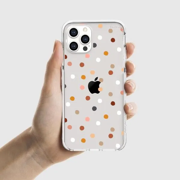 iPhone Case - Warm Tone Polka Dot