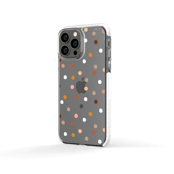 iPhone Case - Warm Tone Polka Dot