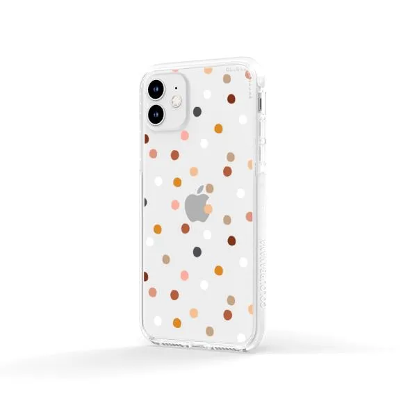 iPhone Case - Warm Tone Polka Dot