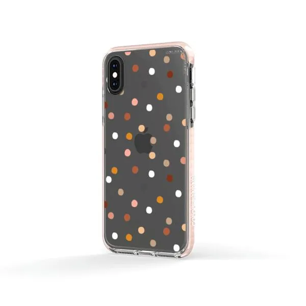 iPhone Case - Warm Tone Polka Dot