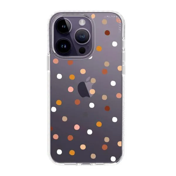 iPhone Case - Warm Tone Polka Dot