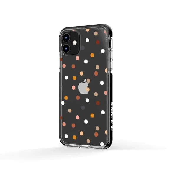 iPhone Case - Warm Tone Polka Dot