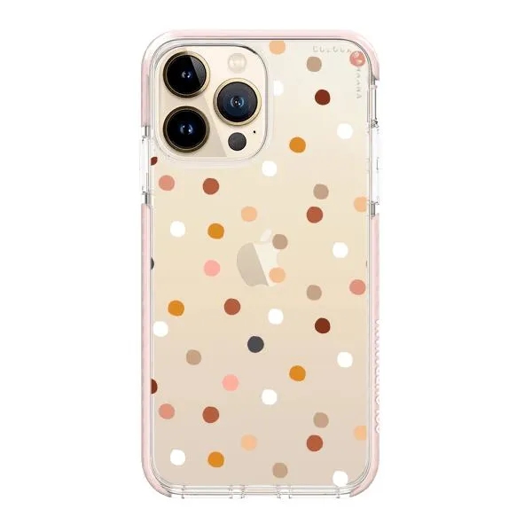 iPhone Case - Warm Tone Polka Dot