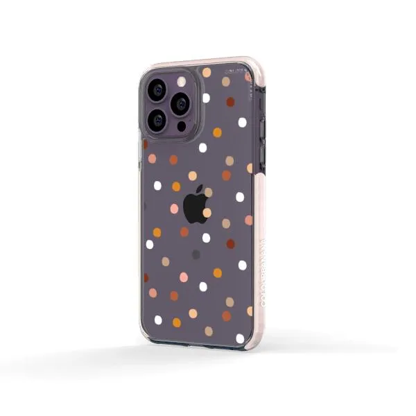 iPhone Case - Warm Tone Polka Dot