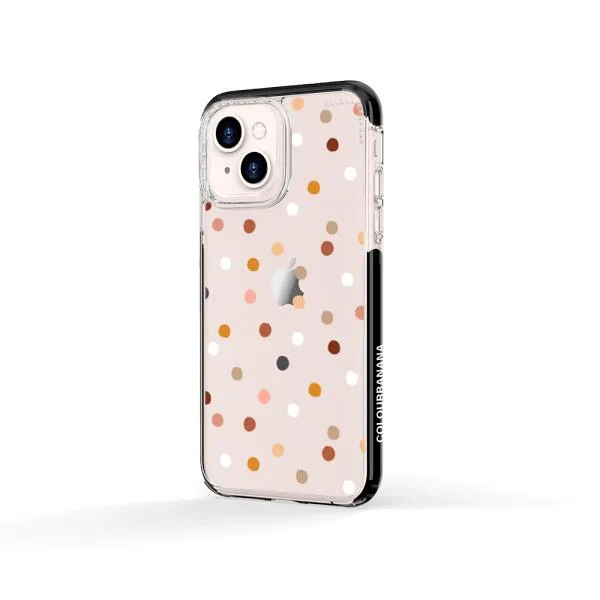 iPhone Case - Warm Tone Polka Dot