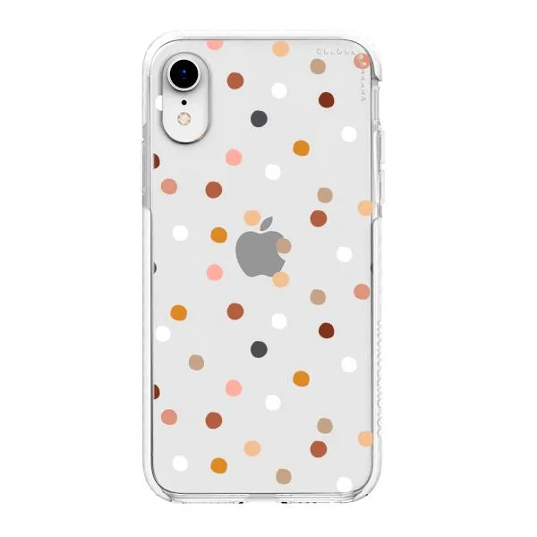 iPhone Case - Warm Tone Polka Dot