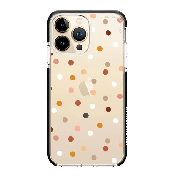 iPhone Case - Warm Tone Polka Dot