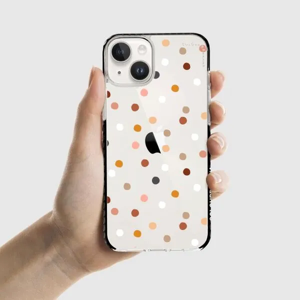 iPhone Case - Warm Tone Polka Dot