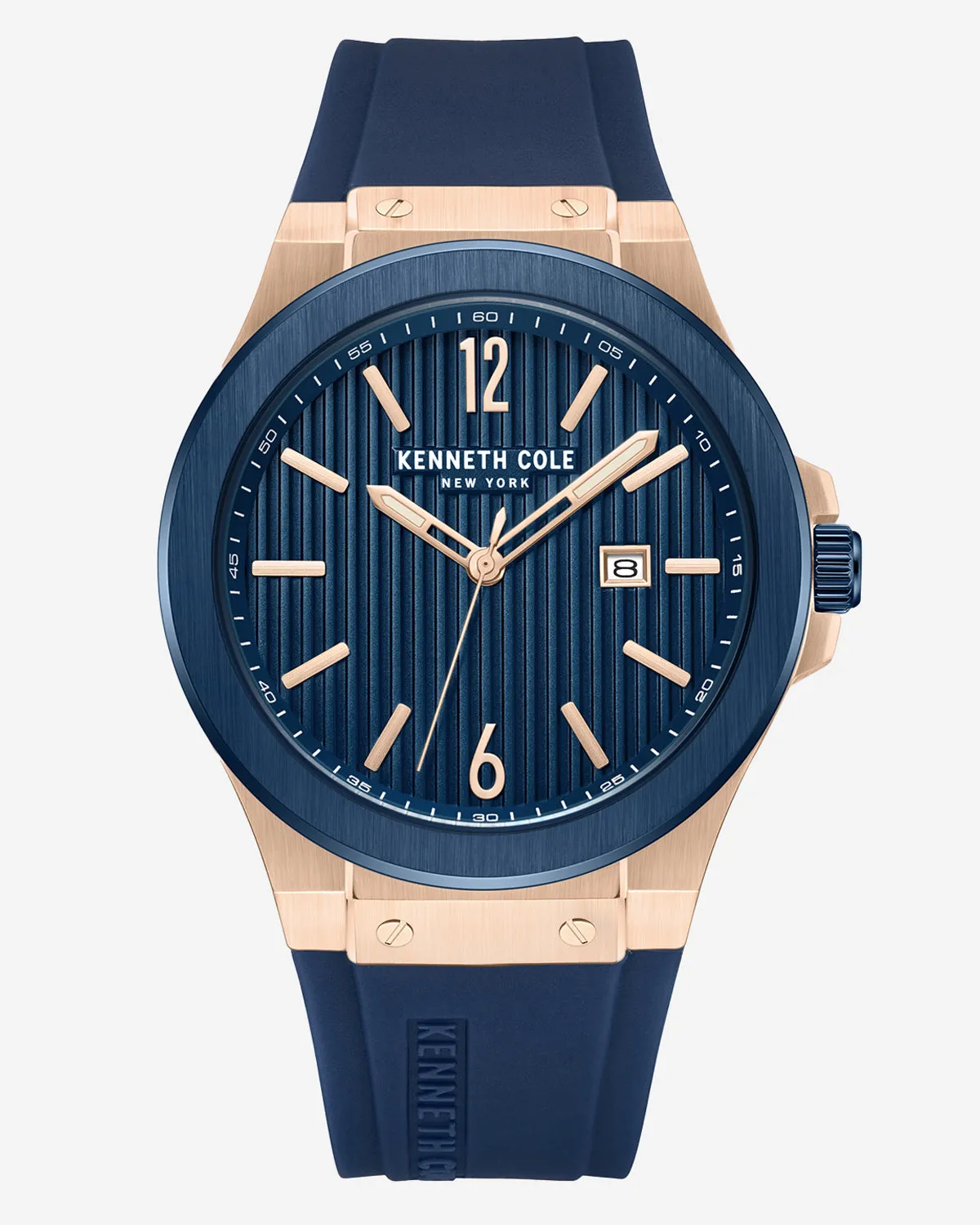 Kenneth Cole New York Classic Blue Silicone Watch