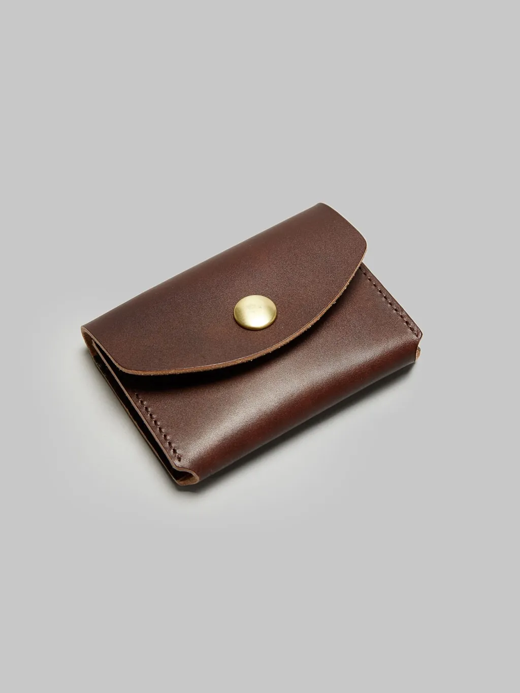 Kobashi Studio Leather Card Case Brown