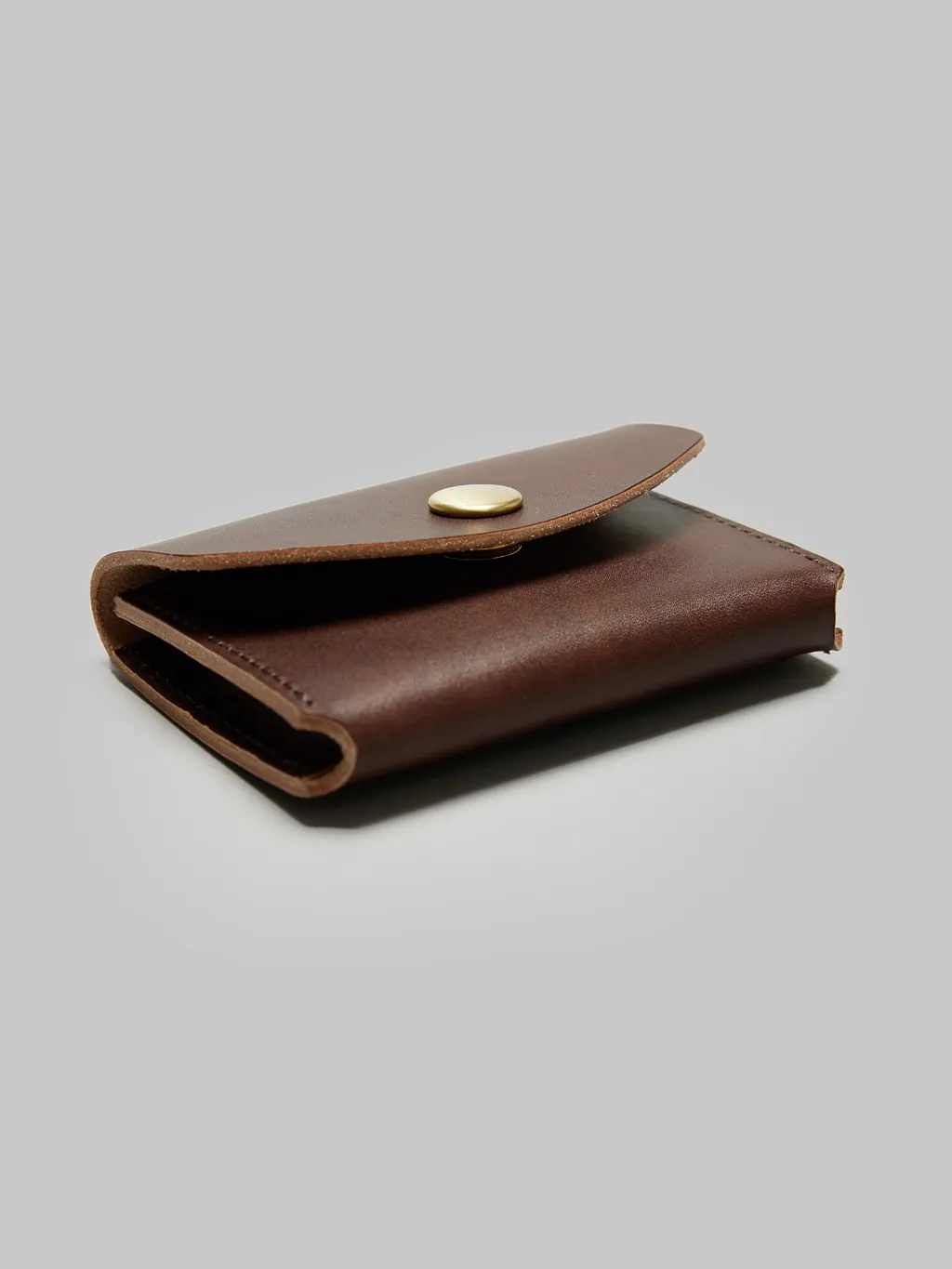 Kobashi Studio Leather Card Case Brown