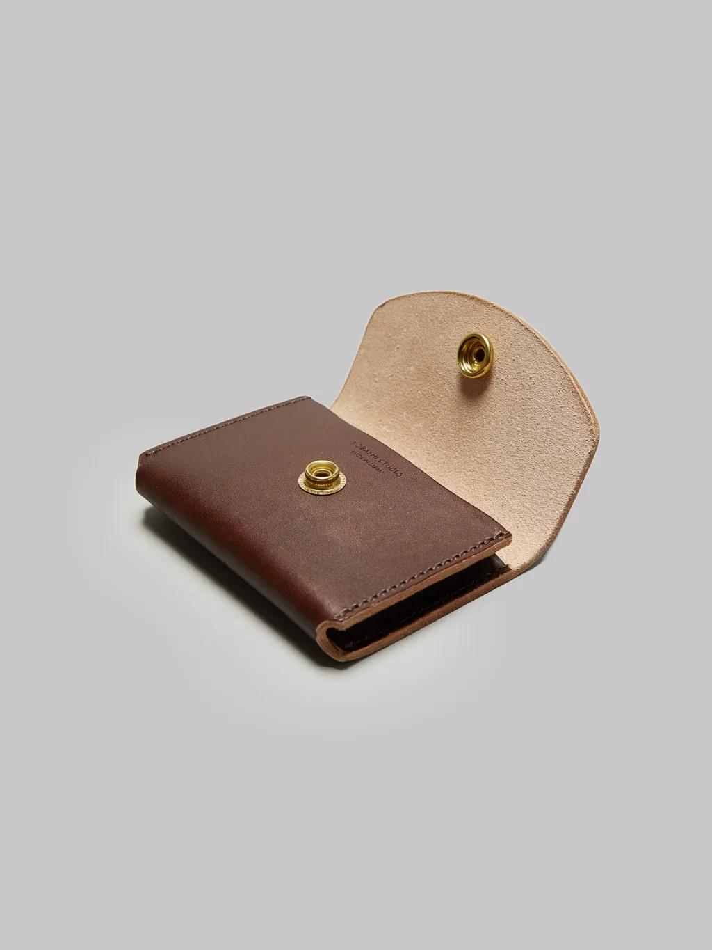 Kobashi Studio Leather Card Case Brown