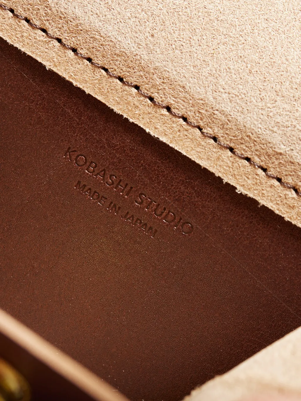 Kobashi Studio Leather Card Case Brown