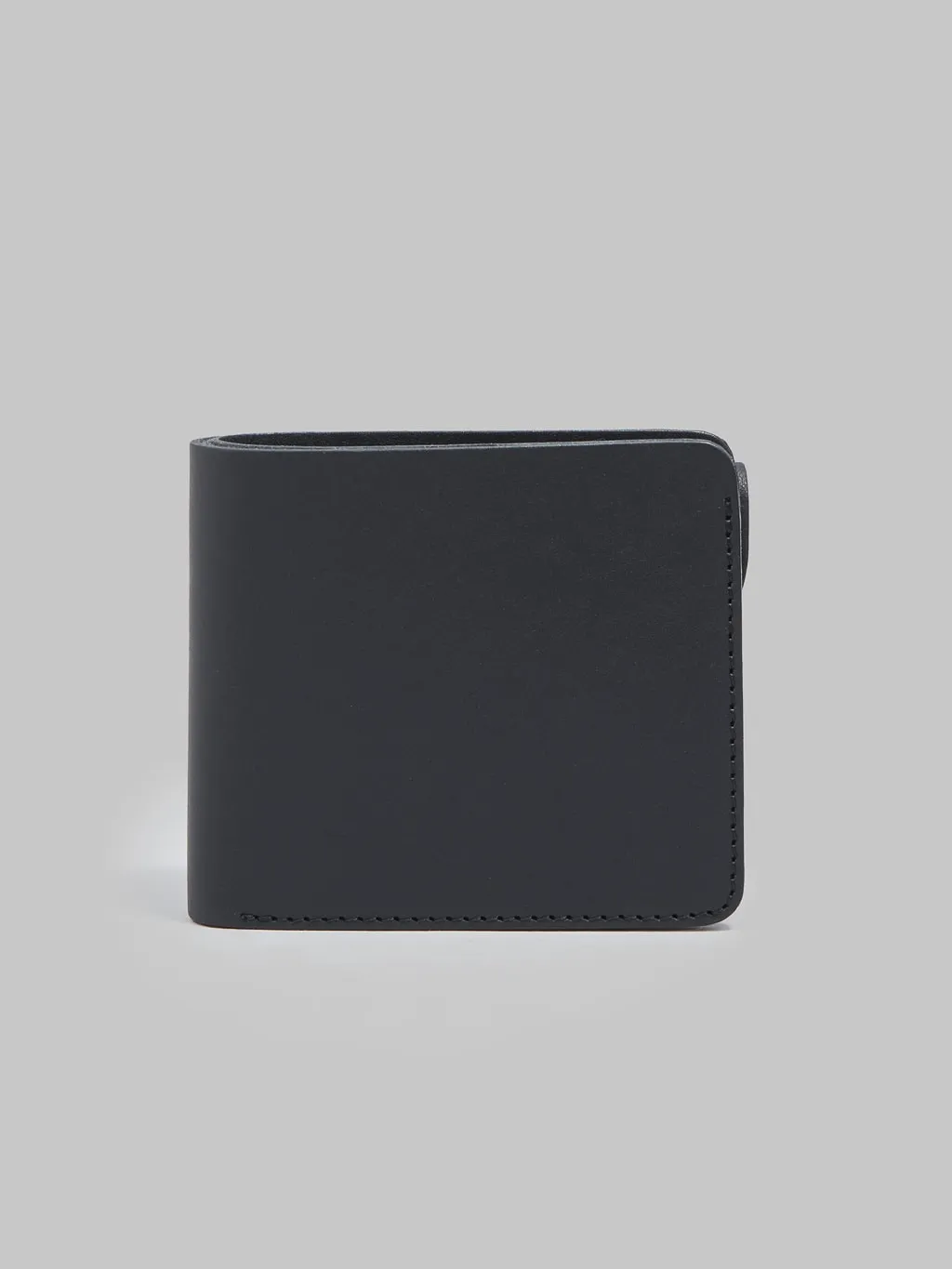 Kobashi Studio Leather Fold Wallet Black