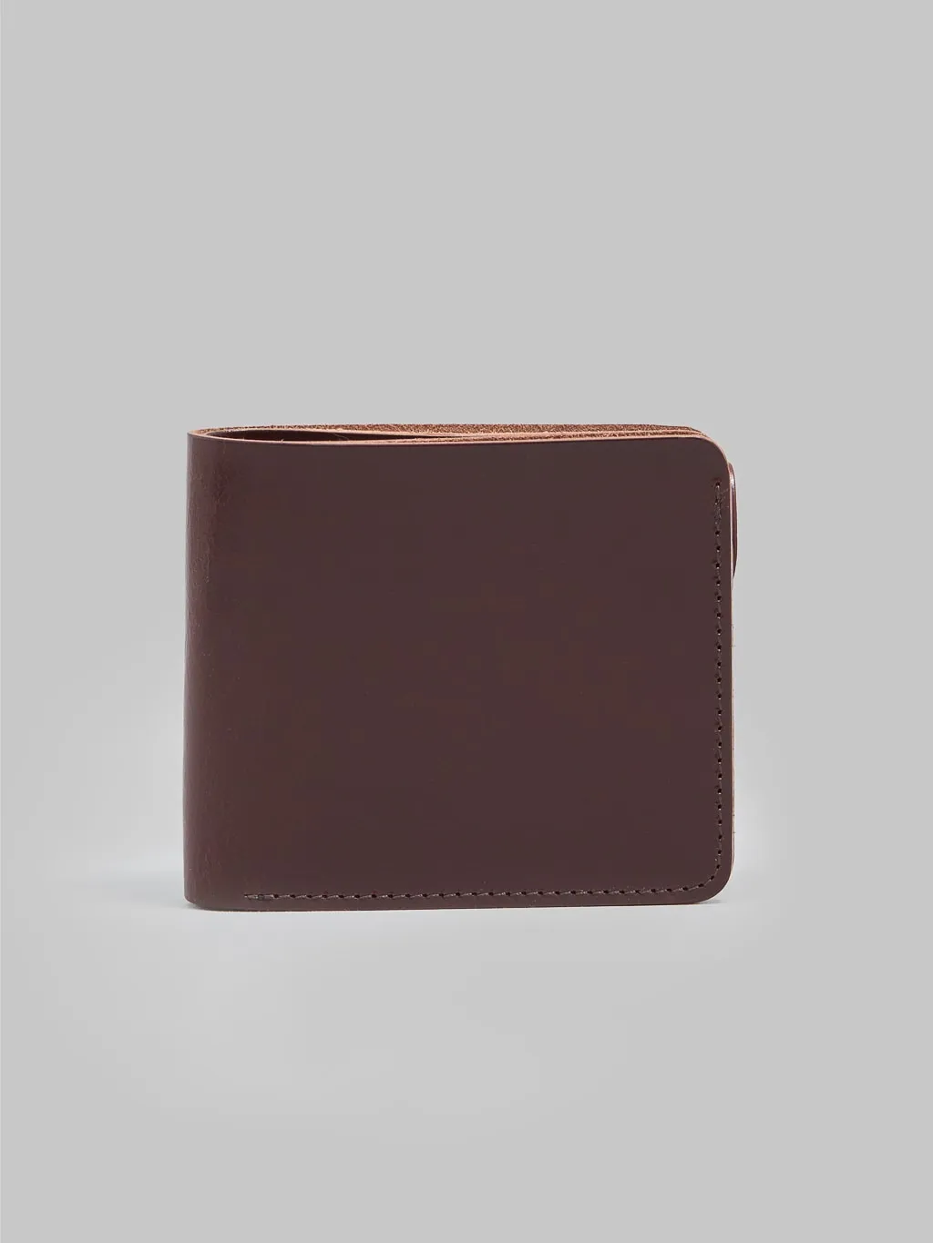 Kobashi Studio Leather Fold Wallet Brown