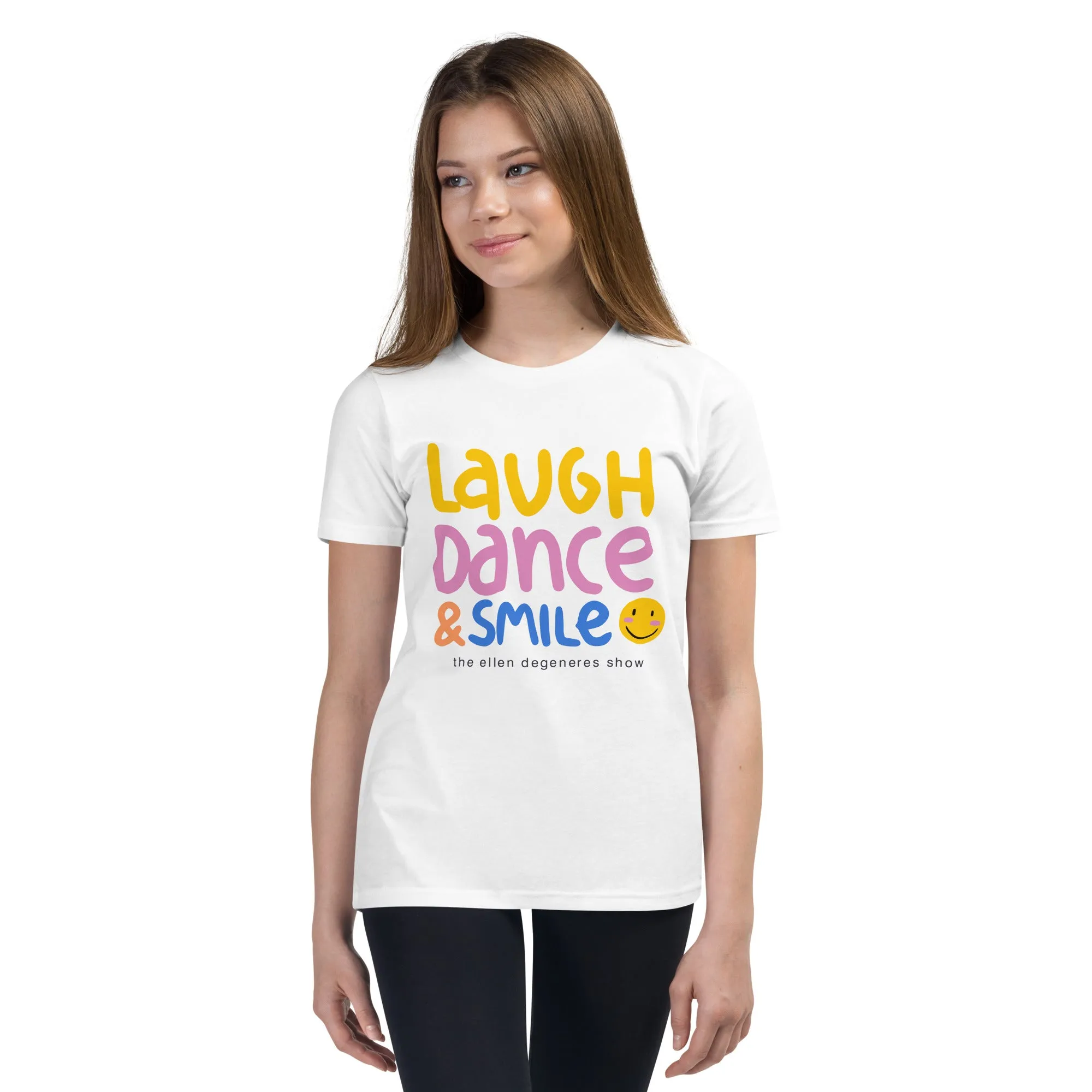 Laugh. Dance. Smile Kids Tee