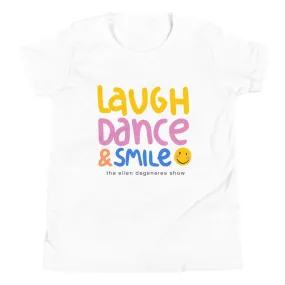 Laugh. Dance. Smile Kids Tee