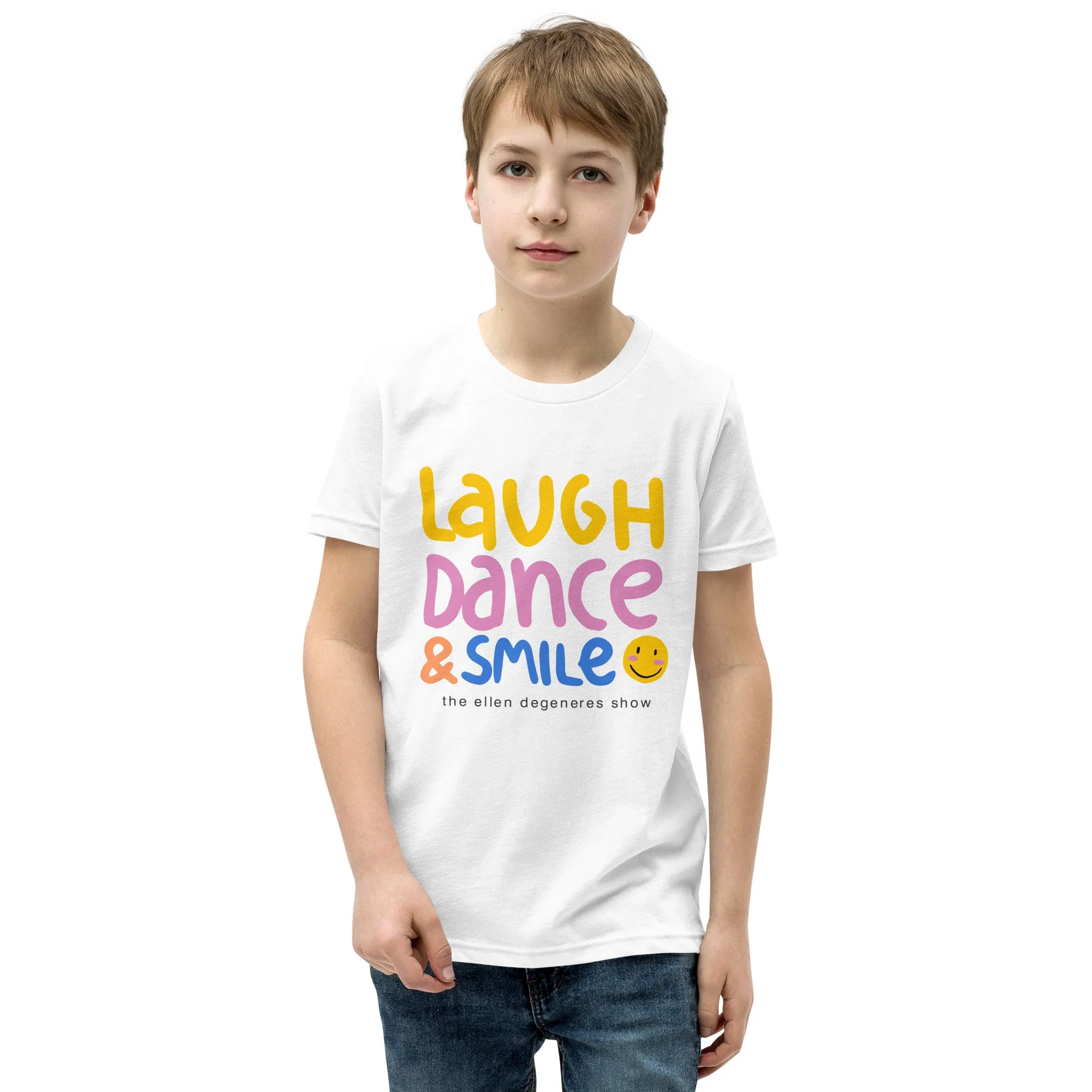 Laugh. Dance. Smile Kids Tee