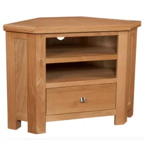 Manor Collection Dorset Oak Corner TV Unit