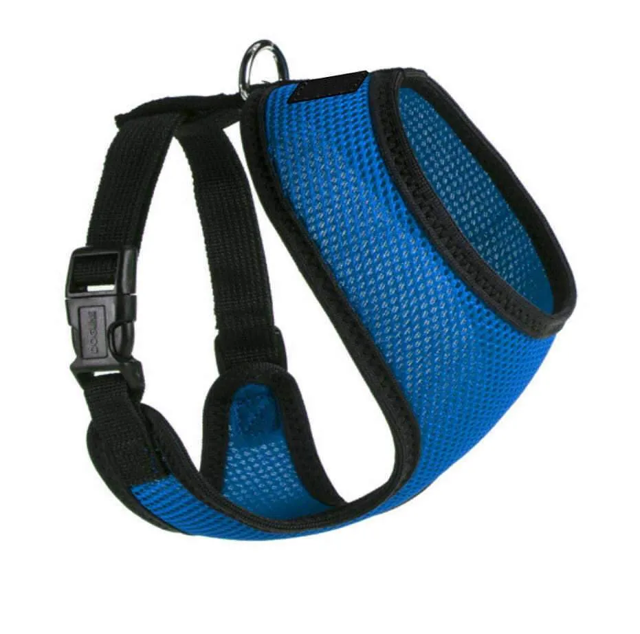 PETLAVISH™ Personalized Embroidery Small Dog Harness: Custom Font, Soft, Breathable No-Choke Vest